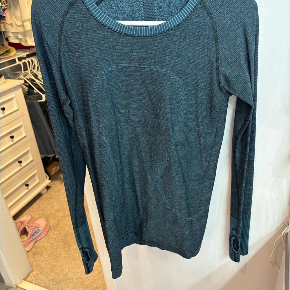 lululemon athletica Long Sleeve Top - Dark Teal